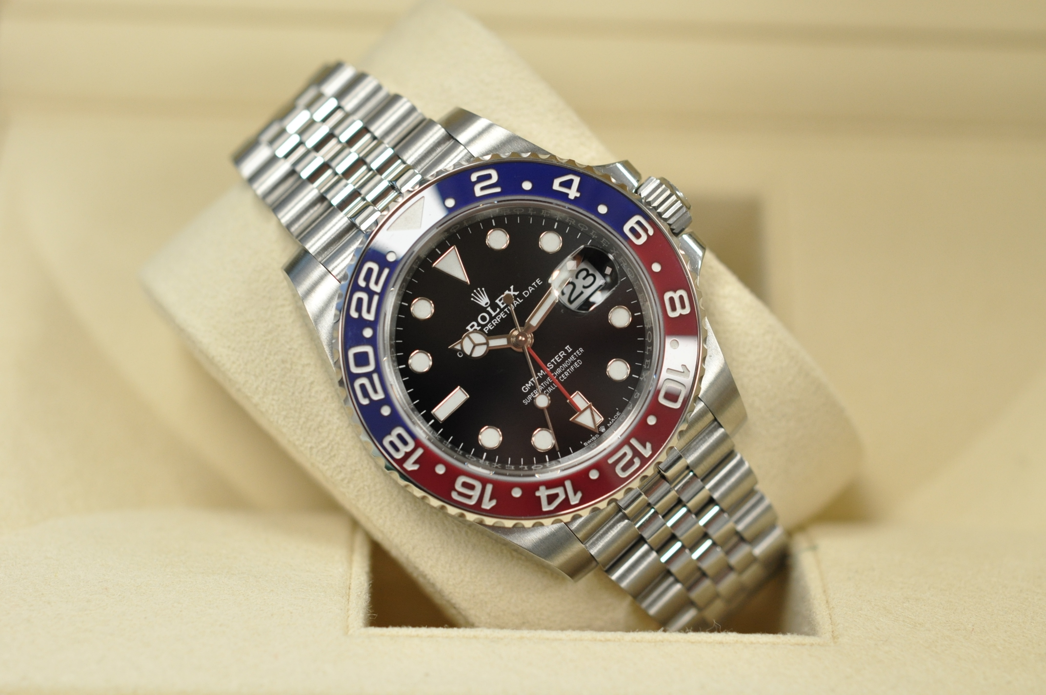Rolex 2021 GMTMaster II 'Pepsi' Hackett Watches