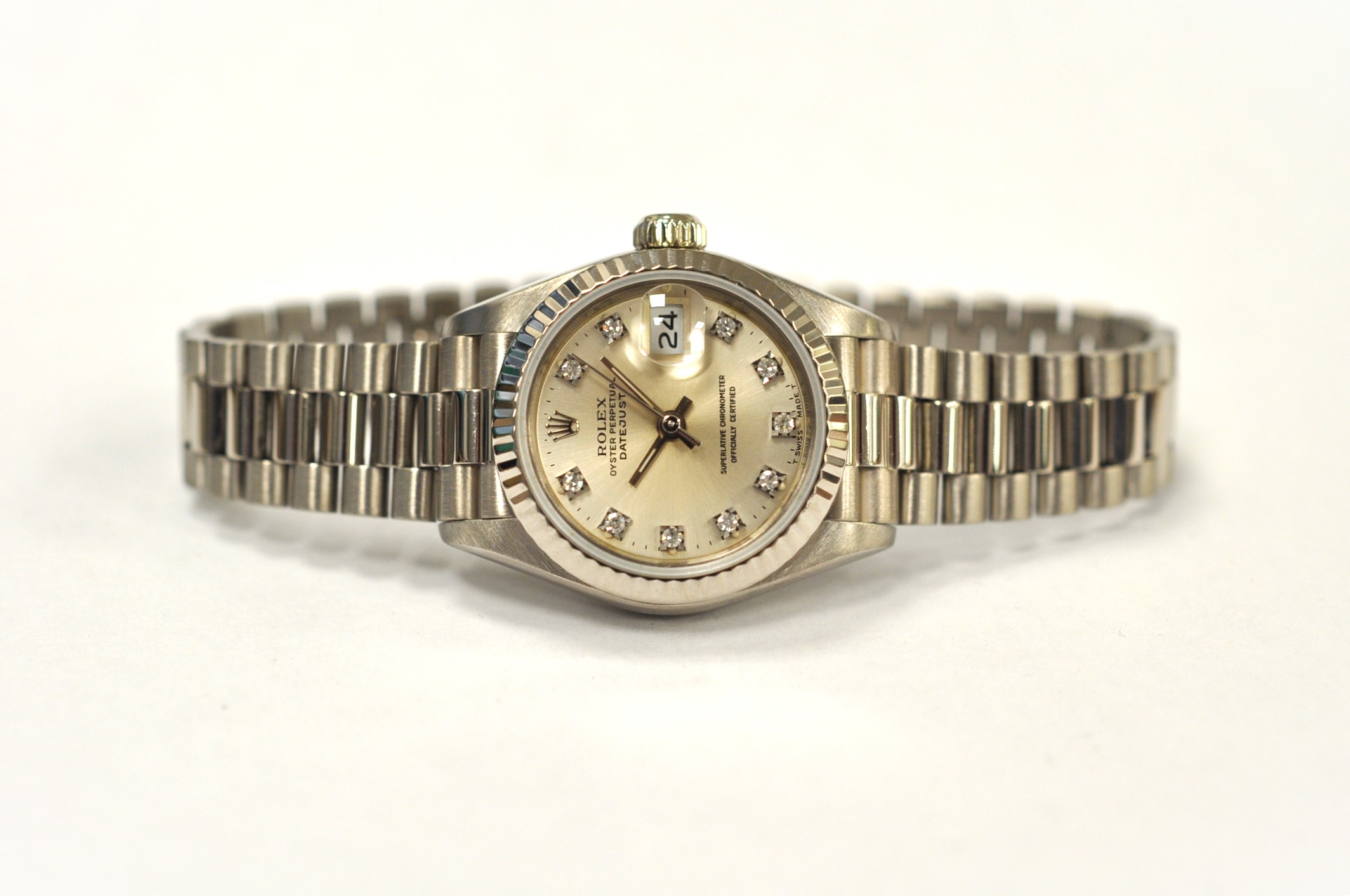 c1988 18ct White Gold Lady Datejust